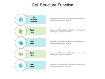 Cell structure function ppt powerpoint presentation gallery smartart cpb