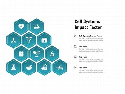 Cell systems impact factor ppt powerpoint presentation portfolio designs