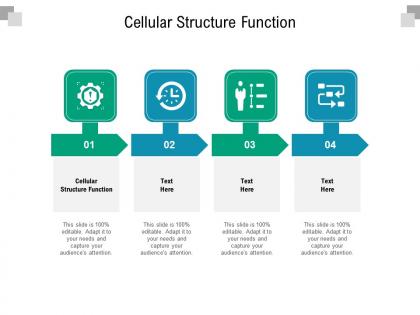 Cellular structure function ppt powerpoint presentation summary visual aids cpb