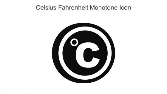 Celsius Fahrenheit Monotone Icon In Powerpoint Pptx Png And Editable Eps Format