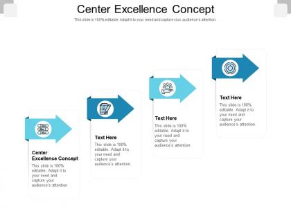 Center excellence concept ppt powerpoint presentation infographics samples cpb