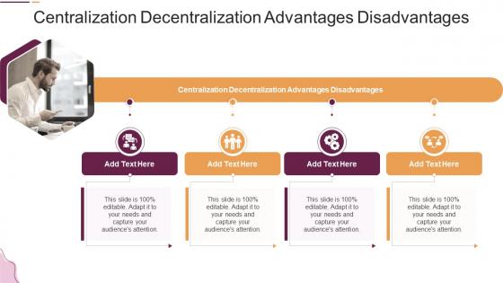 Centralization Decentralization Advantages Disadvantages In Powerpoint And Google Slides Cpb