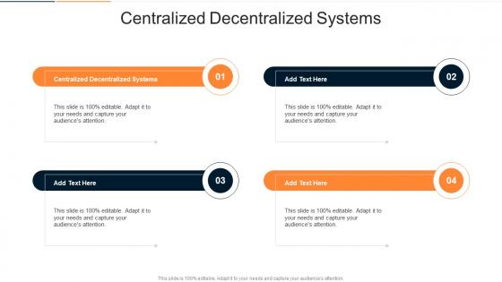 Centralized Decentralized Systems In Powerpoint And Google Slides Cpb