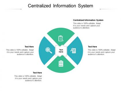 Centralized information system ppt powerpoint presentation pictures clipart cpb