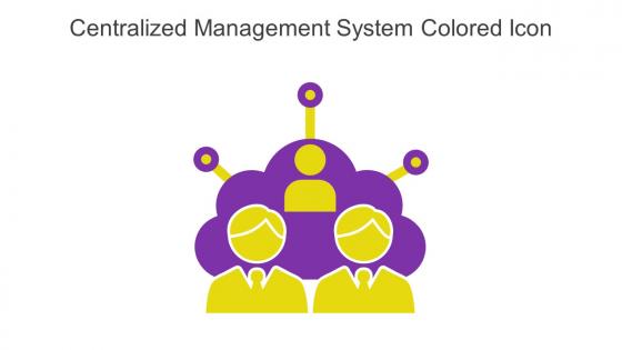 Centralized Management System Colored Icon In Powerpoint Pptx Png And Editable Eps Format