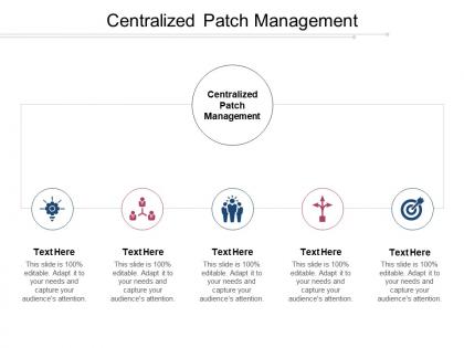 Centralized patch management ppt powerpoint presentation show infographics cpb