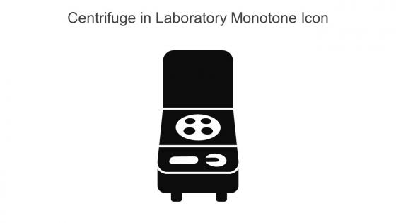 Centrifuge In Laboratory Monotone Icon In Powerpoint Pptx Png And Editable Eps Format
