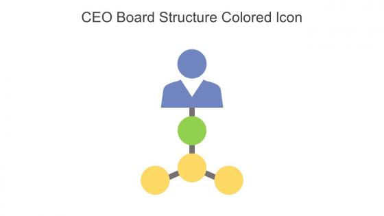 CEO Board Structure Colored Icon In Powerpoint Pptx Png And Editable Eps Format