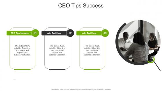 CEO Tips Success In Powerpoint And Google Slides Cpb