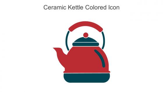Ceramic Kettle Colored Icon In Powerpoint Pptx Png And Editable Eps Format