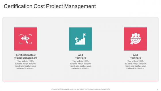 Certification Cost Project Management In Powerpoint And Google Slides Cpb