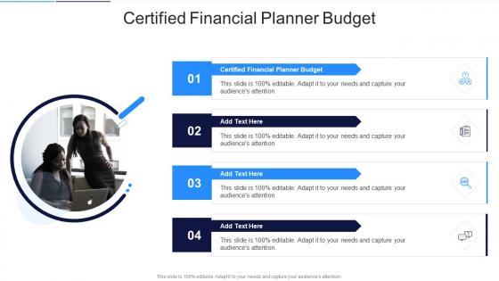 Certified Financial Planner Budget In Powerpoint And Google Slides Cpb