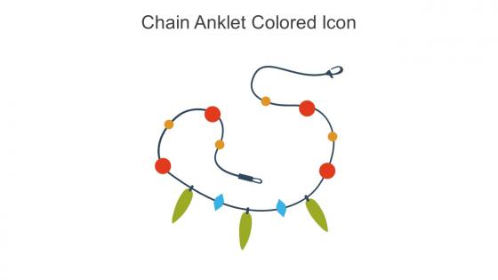 Chain Anklet Colored Icon In Powerpoint Pptx Png And Editable Eps Format