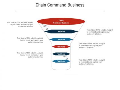 Chain command business ppt powerpoint presentation outline portfolio cpb