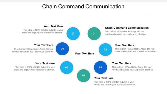 Chain command communication ppt powerpoint presentation inspiration brochure cpb