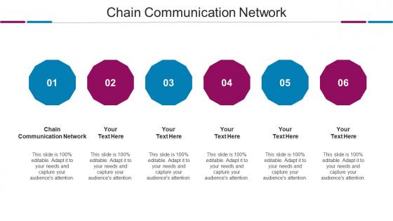 Chain Communication Network Ppt Powerpoint Presentation Layouts Information Cpb