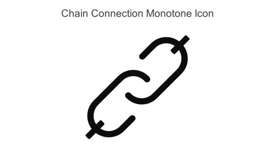 Chain Connection Monotone Icon In Powerpoint Pptx Png And Editable Eps Format