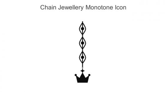 Chain Jewellery Monotone Icon In Powerpoint Pptx Png And Editable Eps Format