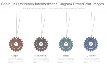 Chain of distribution intermediaries diagram powerpoint images