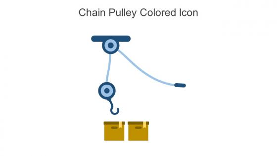 Chain Pulley Colored Icon In Powerpoint Pptx Png And Editable Eps Format