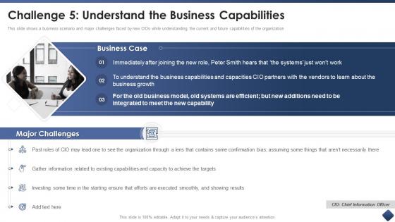 Challenge 5 understand the business effective cio transitions create organizational value