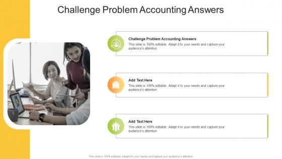 Challenge Problem Accounting Answers In Powerpoint And Google Slides Cpb