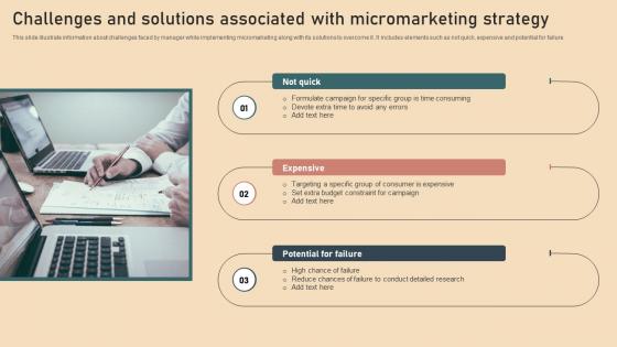 Challenges And Solutions Associated With Micromarketing Strategy
