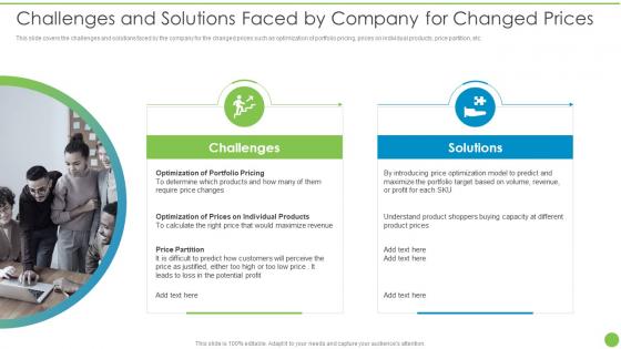 Challenges And Solutions Faced By Company Changed Prices Pricing Data Analytics Techniques