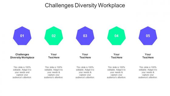 Challenges Diversity Workplace Ppt Powerpoint Presentation Styles Samples Cpb