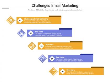Challenges email marketing ppt powerpoint presentation slides show cpb
