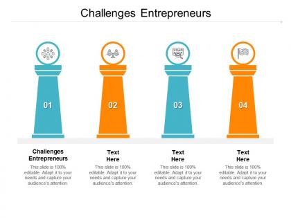 Challenges entrepreneurs ppt powerpoint presentation summary styles cpb