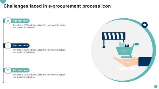 Challenges Faced In E Procurement Process Icon