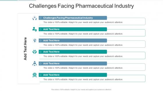 Challenges Facing Pharmaceutical Industry In Powerpoint And Google Slides Cpb
