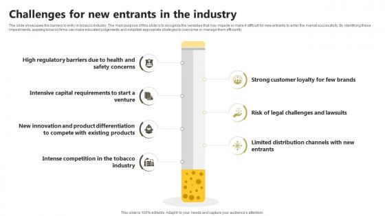 Challenges For New Entrants In The Global Tobacco Industry Outlook Industry IR SS