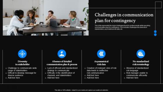 Challenges In Communication Plan For Contingency