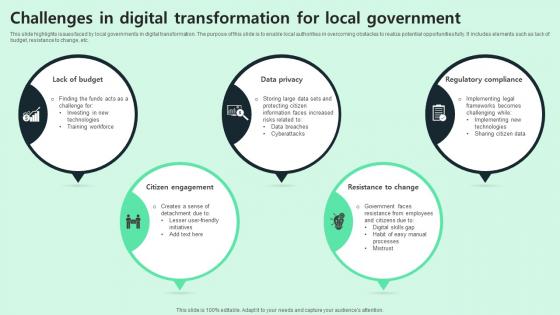 Challenges In Digital Transformation For Local Government