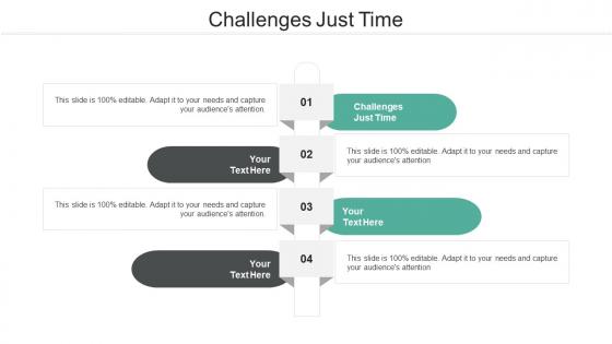 Challenges just time ppt powerpoint presentation show template cpb