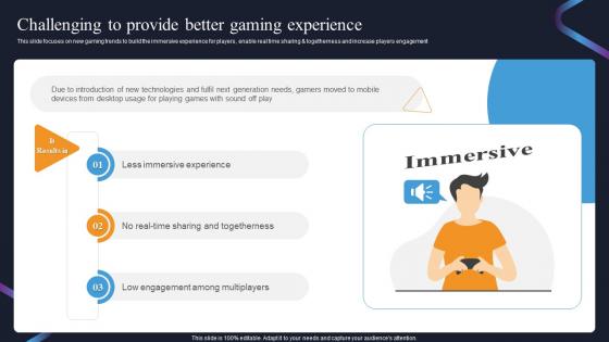 Challenging To Provide Better Gaming Experience Beyondplay Pitch Deck