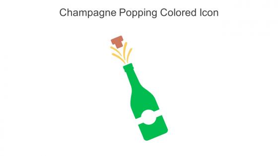 Champagne Popping Colored Icon In Powerpoint Pptx Png And Editable Eps Format