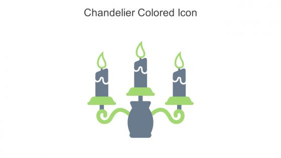 Chandelier Colored Icon In Powerpoint Pptx Png And Editable Eps Format