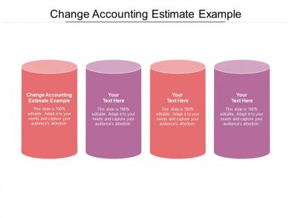 Change accounting estimate example ppt powerpoint presentation portfolio introduction cpb