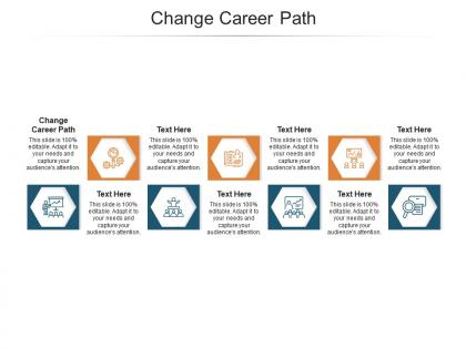 Change career path ppt powerpoint presentation infographics file formats cpb