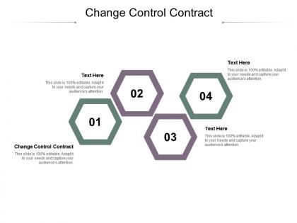 Change control contract ppt powerpoint presentation summary visual aids cpb