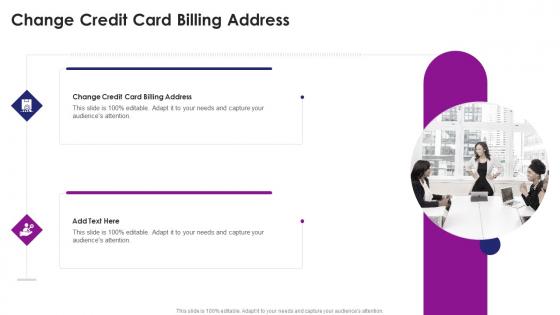 Change Credit Card Billing Address In Powerpoint And Google Slides Cpb