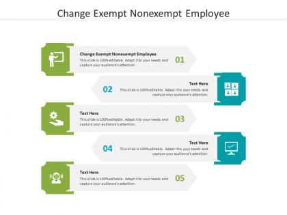 Change exempt nonexempt employee ppt powerpoint presentation show background designs cpb