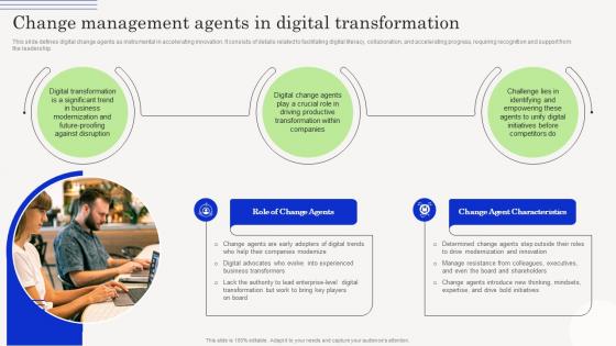 Change Management Agents Driving Change Management Agents In Digital Transformation CM SS