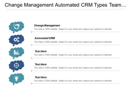 Change management automated crm types team interactive meetings cpb