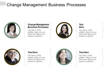 Change management business processes ppt powerpoint presentation gallery infographics cpb