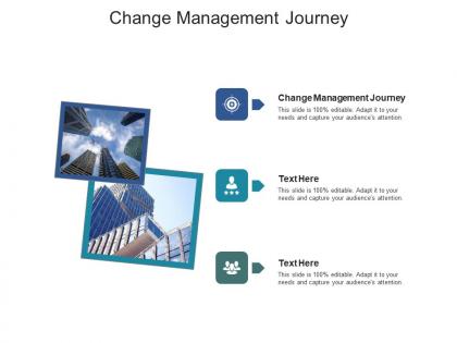 Change management journey ppt powerpoint presentation professional slide cpb