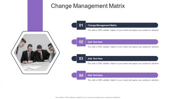 Change Management Matrix In Powerpoint And Google Slides Cpb